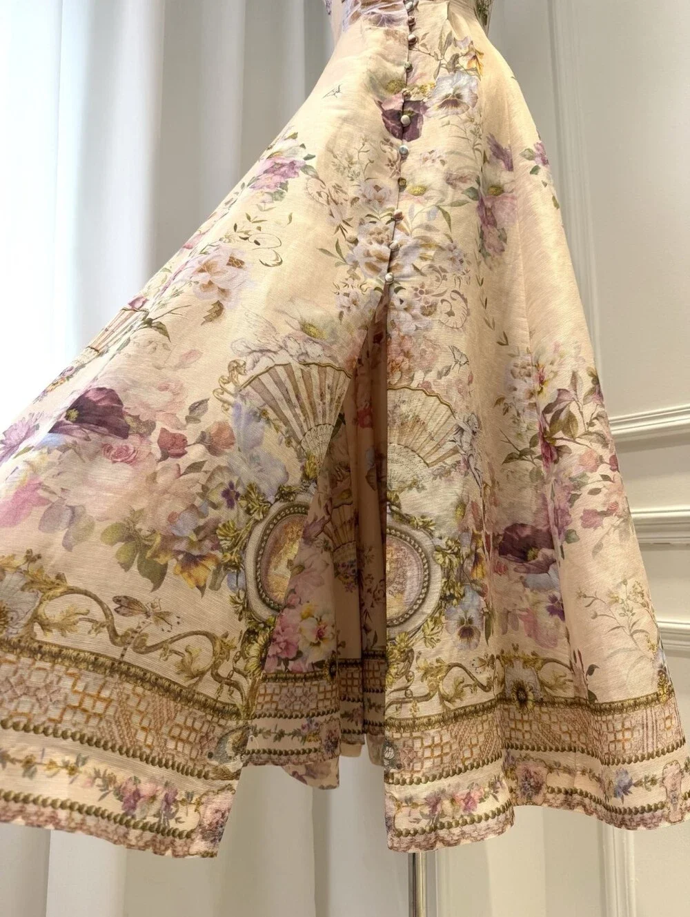 Camilla corset dress with long flared skirt In Adorned in aranjuez - Picture 10 of 15